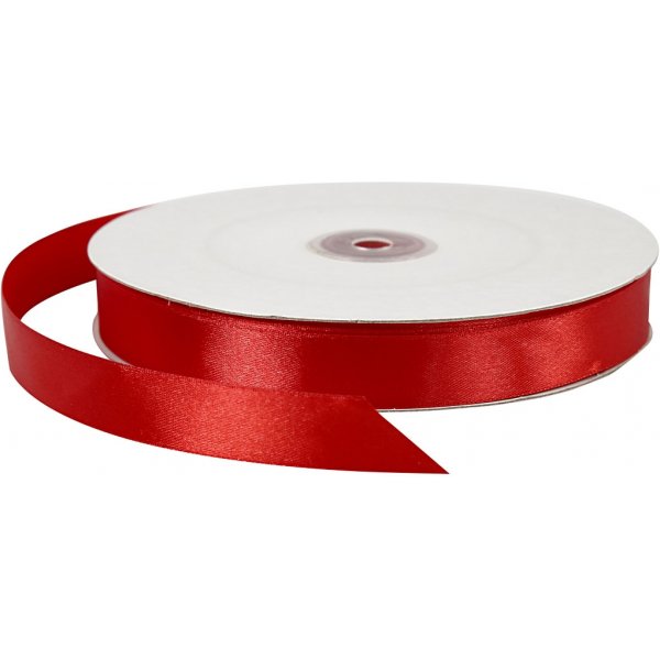 Satijnen lint - rood - B20 mm - 100 m Satijnen lint - rood - B20 mm - 100 m