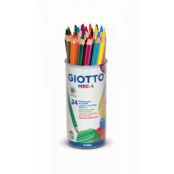 Kleurpotloden Giotto Mega - 24-pack