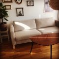 Klant imago Halflinnen Grof - Naturel - 150 cm
