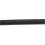 Leren koord - zwart - 1 mm - 50 m
