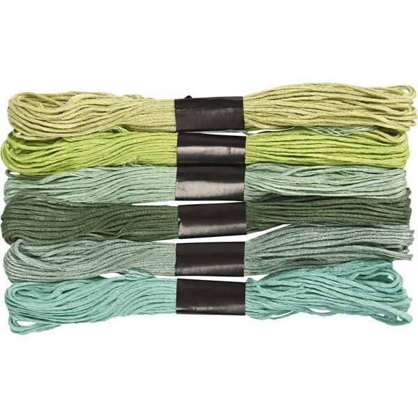 Harmoni Borduurgaren - groen - 6 bundels