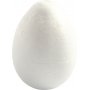 Frigolit eieren - Wit - H10 cm - 5 st