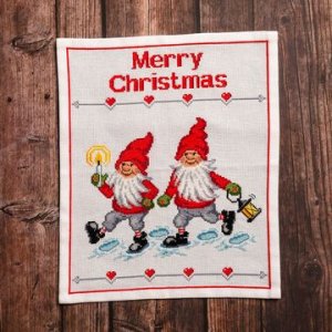 Borduurpakket - Bonad Santa vrienden Borduurpakket - Bonad Santa vrienden