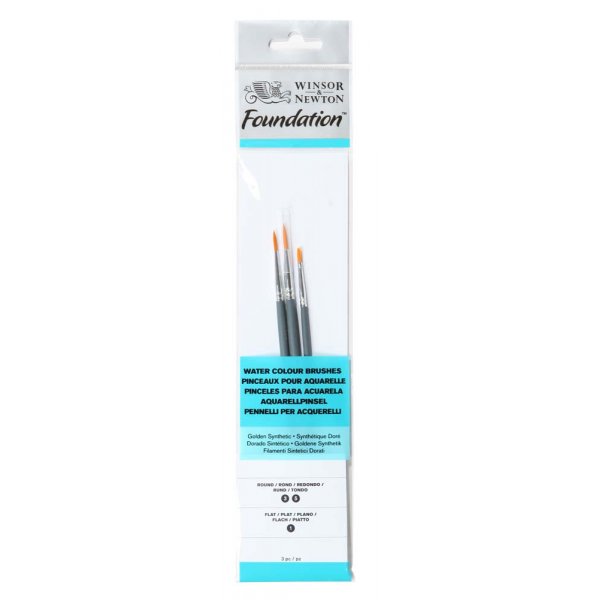 Synthetische penselenset W&N Foundation Watercolour - Nr. 11