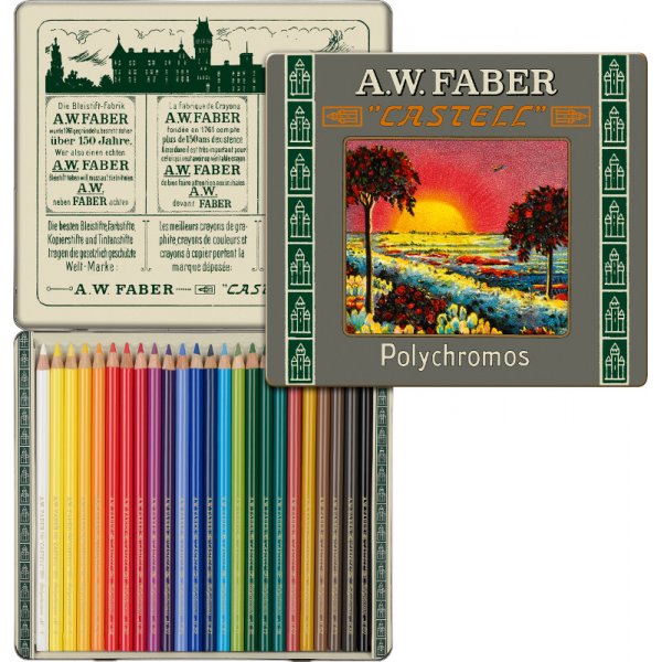 Kleurpotlodenset Polychromos 111e jubileum - 24 potloden