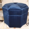 Klant imago Polyester fluweel 150 cm - Donkerblauw