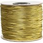 Elastisch koord 1 mm - goud metallic - 100 m