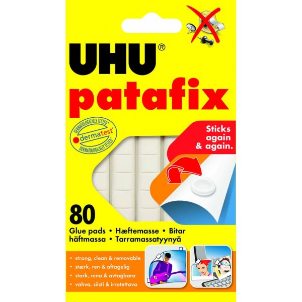 Lijmpasta Patafix UHU - 80 st