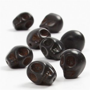 Howliet kralen zwart 12 mm - 32 stuks. Howliet kralen zwart 12 mm - 32 stuks.