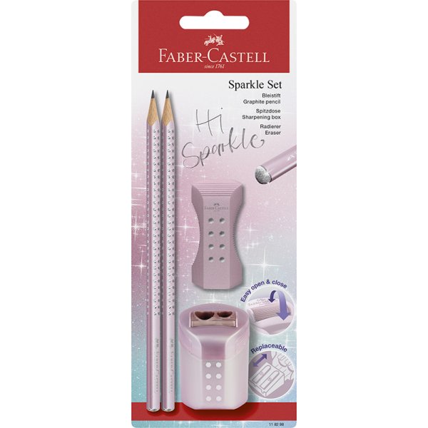 Pennenset - Faber-Castell - Sparkle - BC+Acc. - Roos