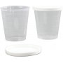 Beker met deksel - 30 ml - 75 st