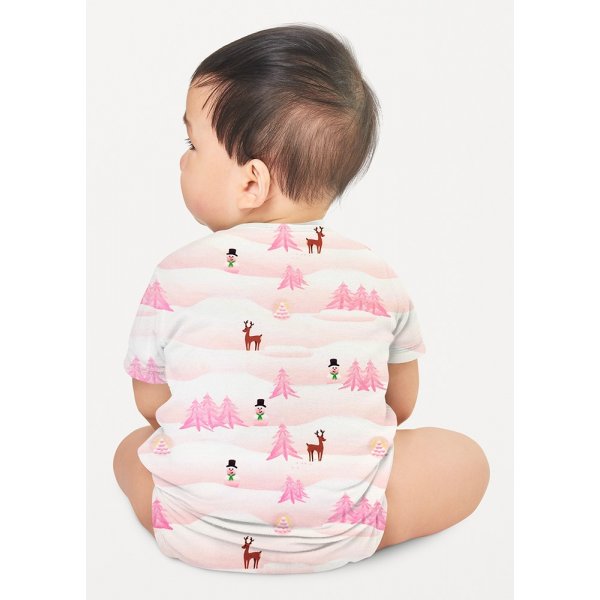 Patroonjersey 145 cm - Winterland - Roze Patroonjersey 145 cm - Winterland - Roze