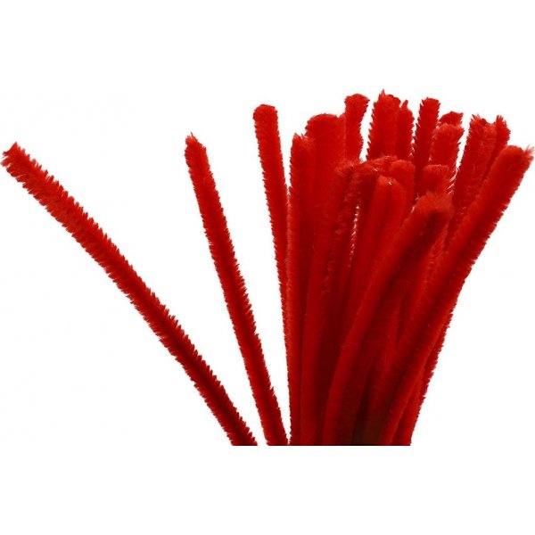 Pijpenrager - 9 mm - rood - 25 st