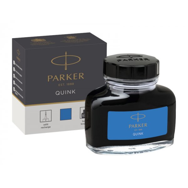 Inkt Parker Quink - Fles 57ml - Koningsblauw