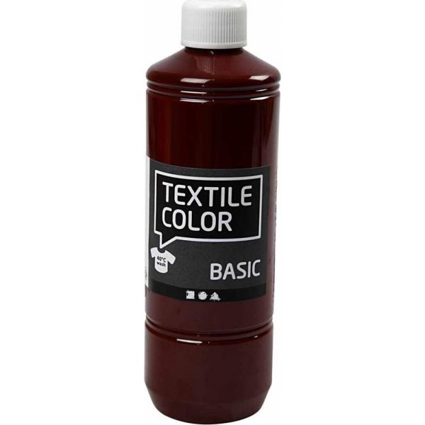 Textielkleur textielkleur - bruin - 500 ml