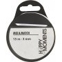 Satijnen lint - wit - B3 mm - 15 m