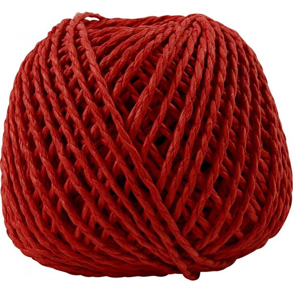 Papiergaren - rood - 40 m
