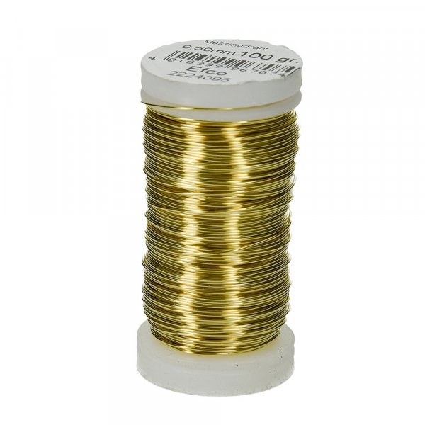 Messingdraad 0,50 mm - 100 g