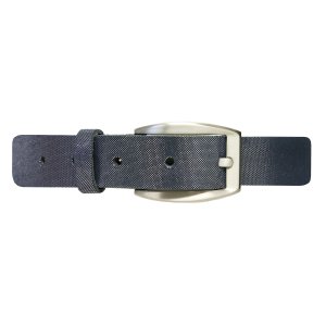 Dames kalfsleren riem - Marineblauw - 85 cm