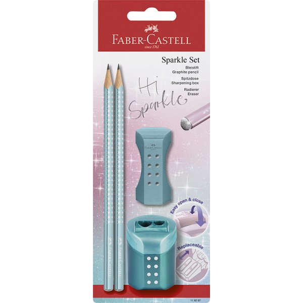 Pennenset - Faber-Castell - Sparkle - BC+Acc. - Oceaan