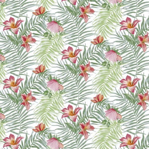 Wasdoek PVC Fleur - Cerice