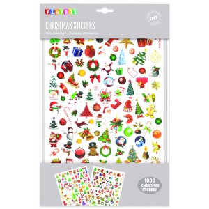Stickers Kerst 1000 st Stickers Kerst 1000 st