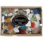 Glasmozaek - gemengde kleuren - Inhoud kan variren - 8-20 mm - 2 kg