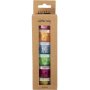 Glitterklei, gemengde kleuren, 6x20 ml