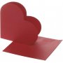 Hartkaart - rood - 10 sets