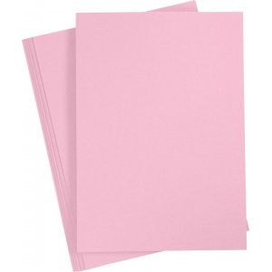 Gekleurd karton - lichtroze - A4 - 180 gr - 20 vellen Gekleurd karton - lichtroze - A4 - 180 gr - 20 vellen