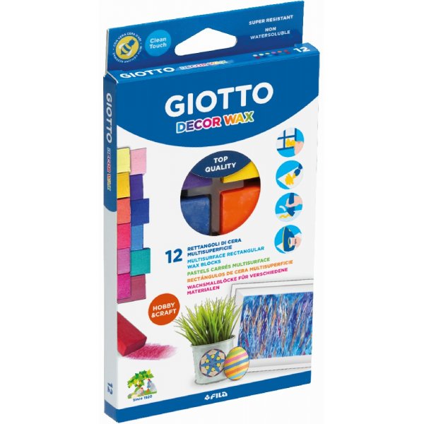 Kleurpotloden Giotto Decorwas - 12-pack