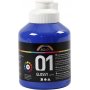 Schoolverf - Acryl - blauw - glanzend - 500 ml