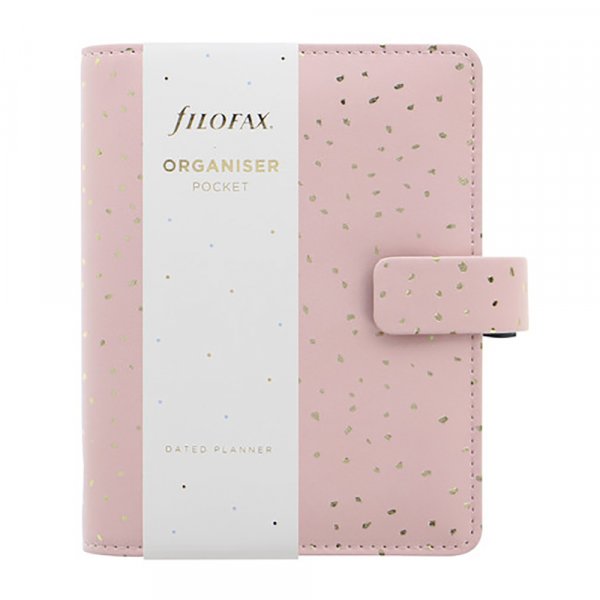 Systeemkalender Filofax Pocket - Confetti Rozekwarts