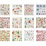Boekje met stickers - Kerst - 2 x 12 vellen