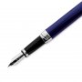 Vulpen Waterman Exception Slim Laque - Zilveren rand - Fijn blauw