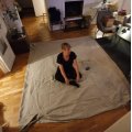 Klant imago Sara - Gewassen Hellinne - 100% linnen - linnen - 150 cm