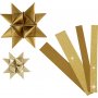 Sterrenstroken - goud - glitter, lak - 6,5+11,5 cm - 40 stroken