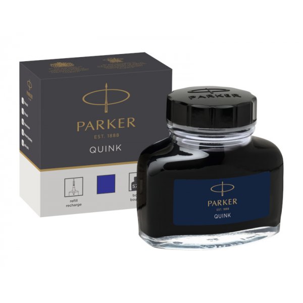 Inkt Parker Quink - Fles 57ml - Blauw