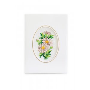 Borduurpakket Kaarten - Bloemen 3-pack Borduurpakket Kaarten - Bloemen 3-pack