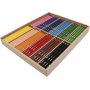 Edu Jumbo Kleurpotloden - gemengde kleuren - 12 x 12 st