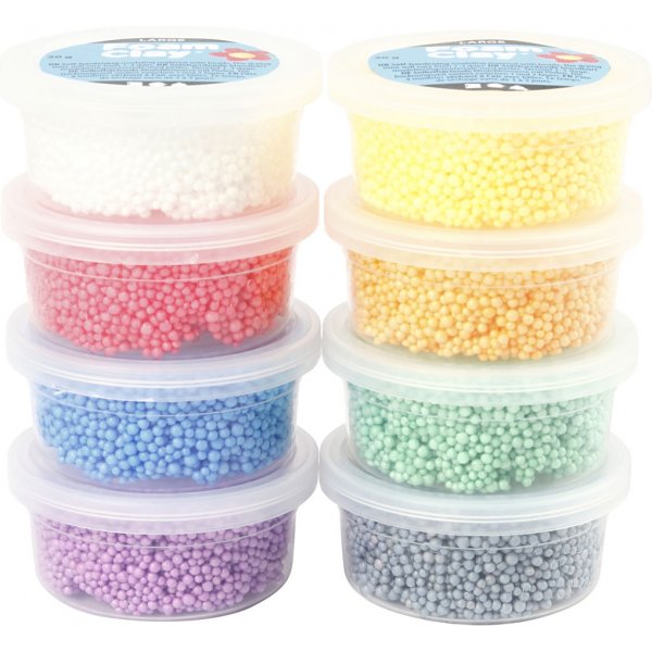 Foam Clay Grote gemengde kleuren - 8 x 20 g Foam Clay Grote gemengde kleuren - 8 x 20 g