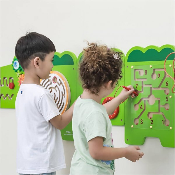 VIGA speelwand krokodil VIGA speelwand krokodil