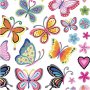 Stickers - kleurrijke vlinders