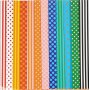 Glanzend papier - gemengde kleuren - Patroon - 100 vellen