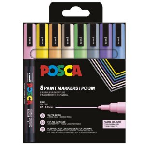 Poscaset PC-3M Pastel - 8 Potloden