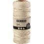 Bamboekoord - gebroken wit - 65 m