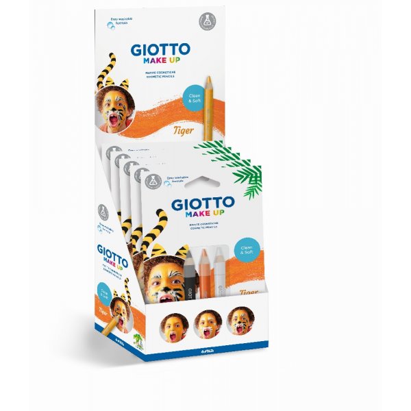 Make-up potlood Giotto 3-pack - Tijger