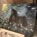 Klant imago Canvaspaneel 13 x 18 cm / 3 mm - opgespannen