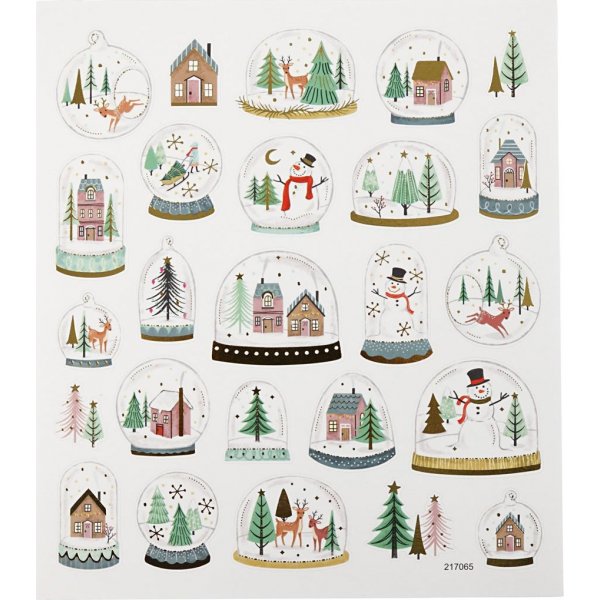 Stickers - sneeuwbollen
