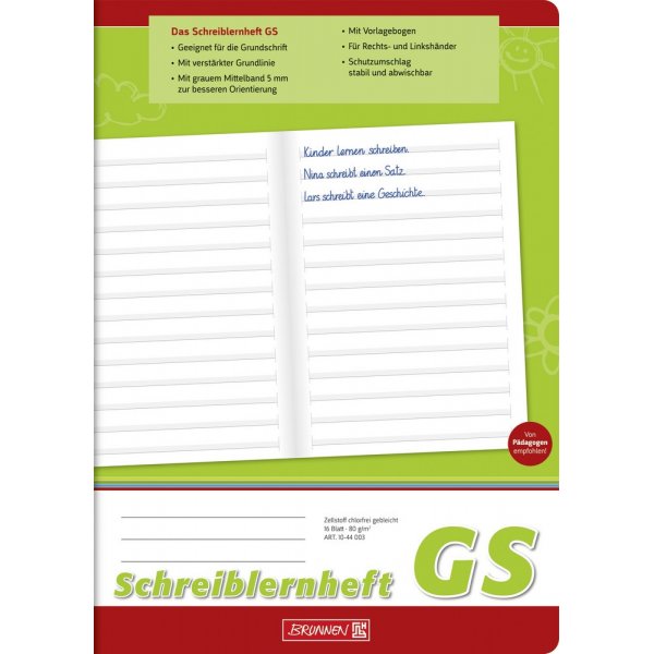 Notitieboekje - Schrijfstijl A4 - gelinieerd GS